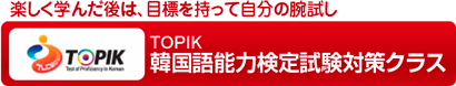 TOPIK（韓国語能力試験）